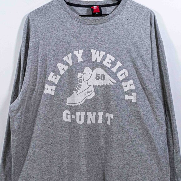 G-Unit Heavyweight Boot Wing Long Sleeve T-Shirt Ecko Unltd XL Y2K Hip Hop - Picture 15 of 15